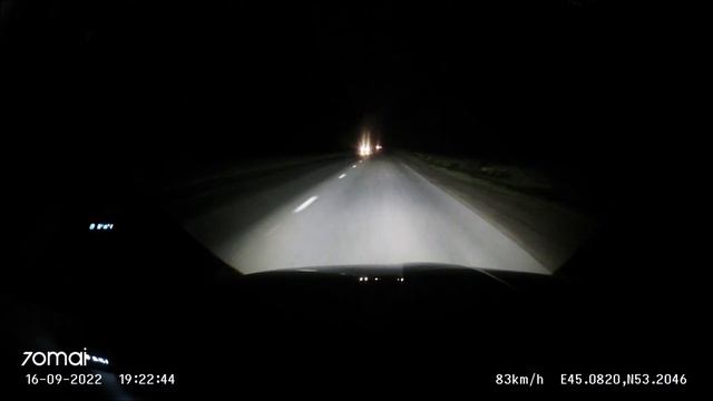 Тест установленных биледлинз на Октавия А7