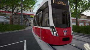 TramSim Vienna | Весенний утренний рейс в сиимуляторе трамвая