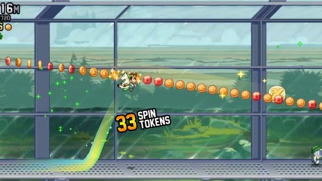 Jetpack Joyride St. Patrick's Day Event 38,803m Run смотреть онлайн