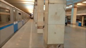 81-740/741.1 "Русич" №13 на станции метро Молодёжная,Арбатско-Покровская линия + перегонка.