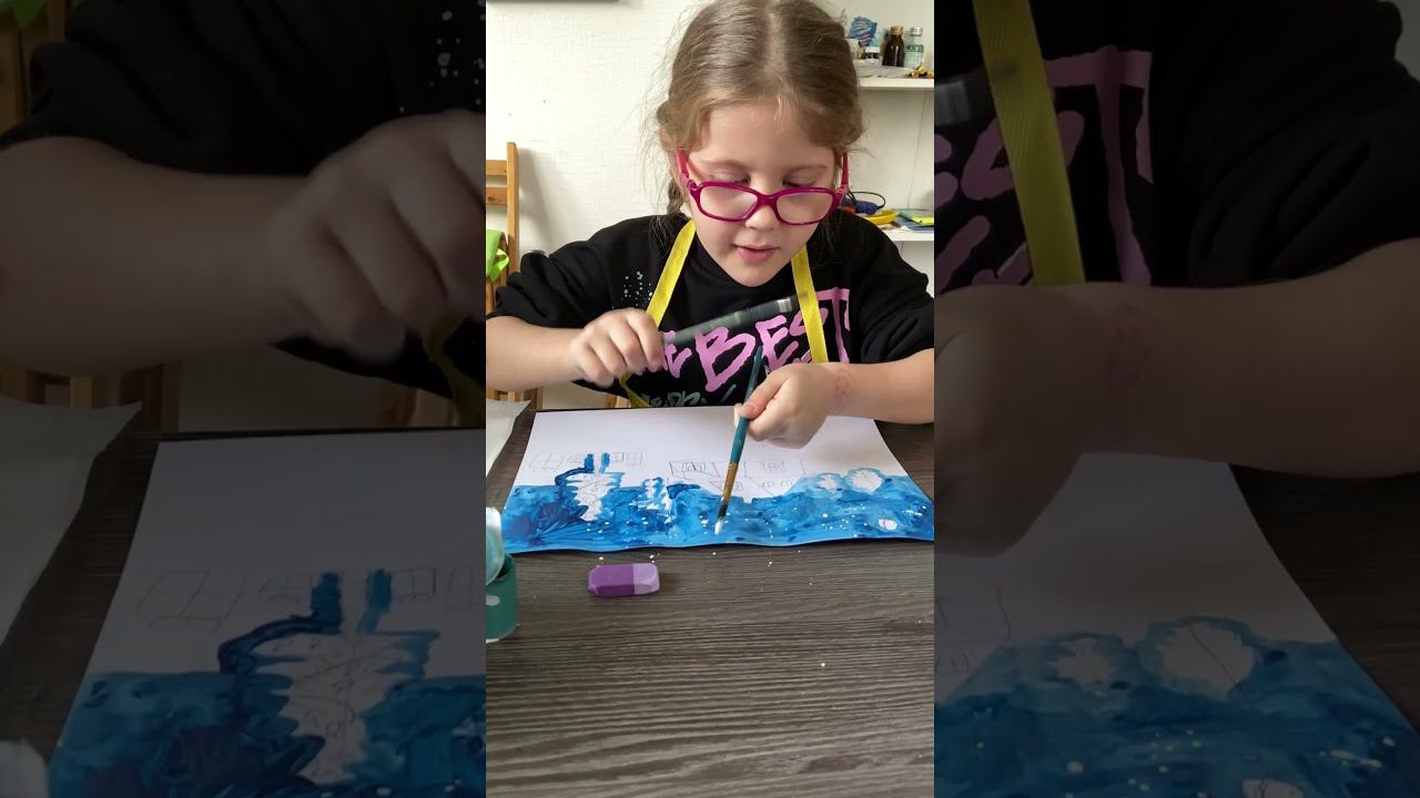 Урок Рисования. Рисуем зимнее волшебство смотреть онлайн