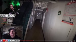 КРИД СМОТРИТ: ОДИН НА ЗАБРОШЕННОМ КОРАБЛЕ ПРИЗРАКЕ! НОЧЬ в стиле GHOSTBUSTER / РЕАКЦИЯ ЕГОРА КРИДА