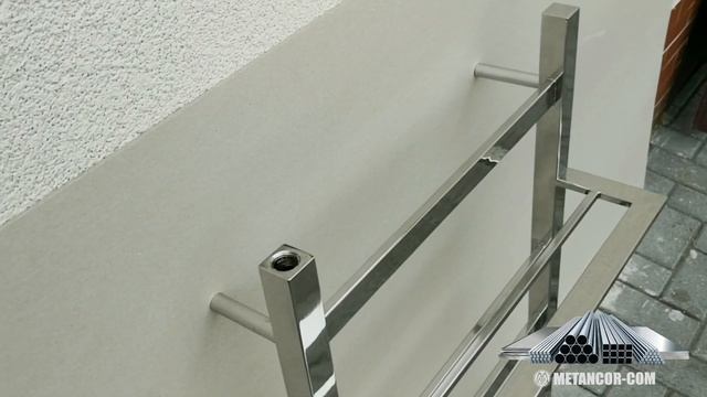 Полотенцесушитель водяной из нержавеющей стали