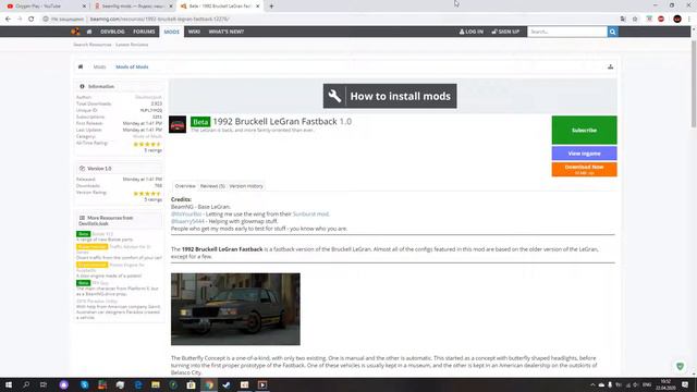 КАК установить моды или карты в BeamNg Drive
