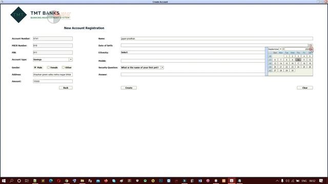 Online Banking System Project Core Java Netbeans