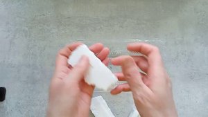 Как раскрошить  пенопласт для грунта.
