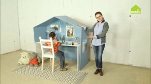 Мобильный учебный стол из фанеры