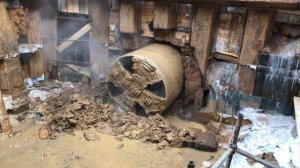 Выход микротоннельного щита AVN1200