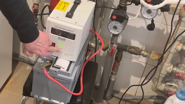 Правильная последовательность запуска бесперебойника, обязательно прочитайте описание к видео! смотреть онлайн