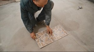 Как сделать раскладку плитки на ПОЛУ своими руками