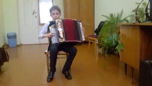 Фертюнин Артем,  русская народная песня "Когда б имел златые горы"