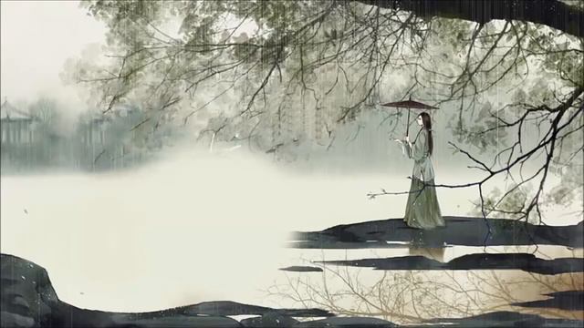Beautiful Chinese Music, Bamboo Flute Music vs Rain Sound, Peace, calm, Soft, Meditation, yoga musi смотреть онлайн
