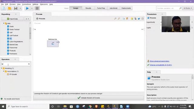 Demonstration of Apriori Algorithm in RapidMiner Data Mining Tool with explanation смотреть онлайн