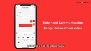 Global Sources app: Video call available