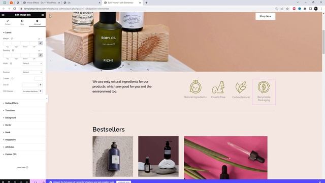Wordpress hover effects For Menu Items