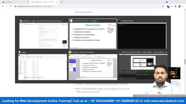 How to Install Laravel using Composer in Hindi - Complete Setup | Laravel Tutorial #2 смотреть онлайн