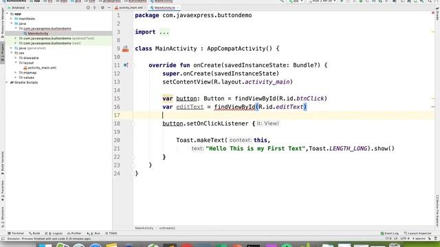 #8.Android Kotlin - EditText in Android Kotlin | 2020