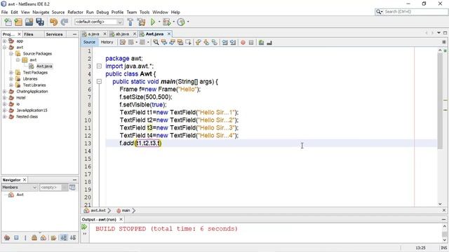 Abstract Window Toolkit Awt in java FlowLayout in java on window application смотреть онлайн