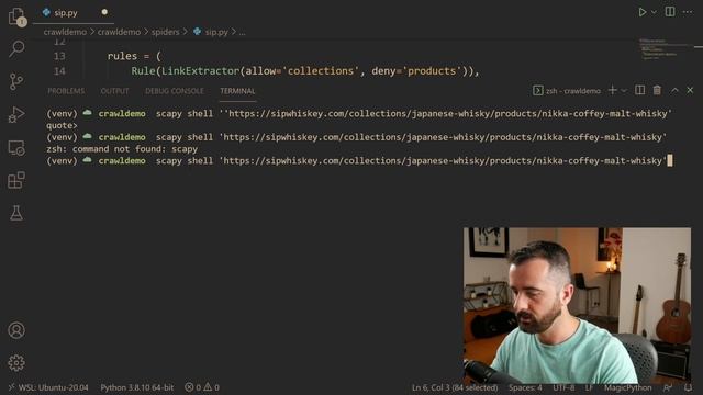 Following LINKS Automatically with Scrapy CrawlSpider смотреть онлайн