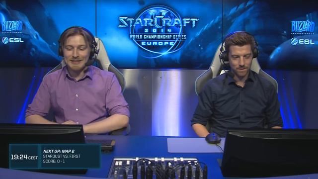 StarDust vs. First - Group E Ro32 - WCS Europe 2014 Season 2 - StarCraft 2 смотреть онлайн