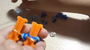 Рыба на рогатке из резинок