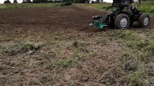 Мини трактор переломка своими руками из двух мотоблоков, с мото почвофрезой