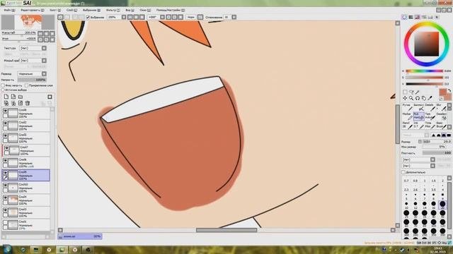 SpeedPaint [Как сделать аниме-скрин: лайн вектором, обработка в Photoshop]