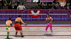 WWF Wrestlemania The Arcade Game PC DOS - Bret Hart playthrough