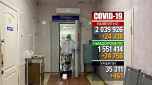 Оперштаб зафиксировал за последние сутки в России 24 318 случаев инфицирования коронавирусом