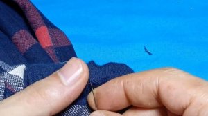 Learn how to invisibly fix a hole in a T-shirt / Keep your clothes