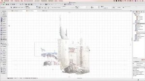 Облака Точек в Проекциях Разрезов, Фасадов и в 3D-документах