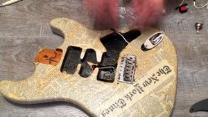 Монтаж звукоснимателя EMG-81