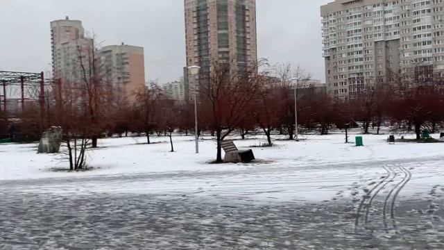 Прогулка в Парке Южный, Ботанический микрорайон, г. Екатеринбург, 15.11.2023 смотреть онлайн