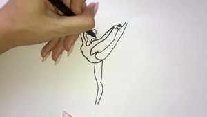 Как нарисовать балерину
