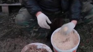 Подстилка в выгуле для кур.