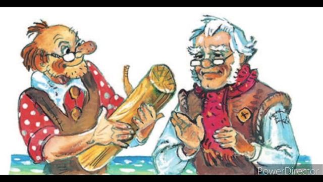 Сказка "Буратино"  2-ая часть (Джузеппе дарит говорящее полено своему другу Карло) смотреть онлайн