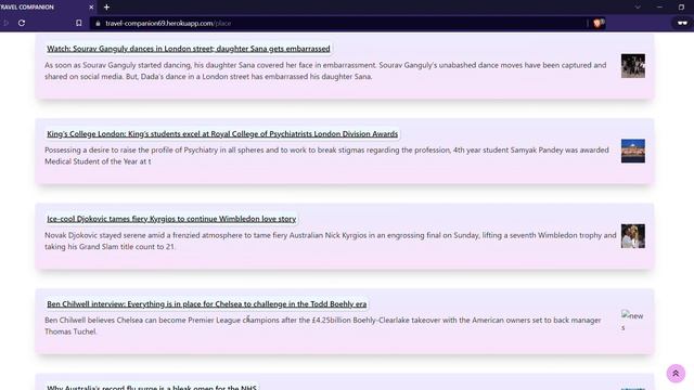 TRAVEL COMPANION | MERN App смотреть онлайн