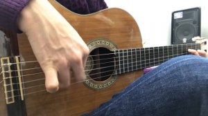 Solea flamenco guitar