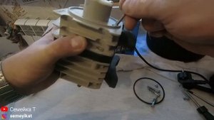 Замена мембраны компрессора Hailea aco 328/АЭРАЦИЯ для рыбы и раков в своём  пруду на даче