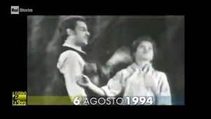 §.1/- (anniversari morte 1994) ** 06 agosto ** Lampedusa: Domenico Modugno, cantante italiano