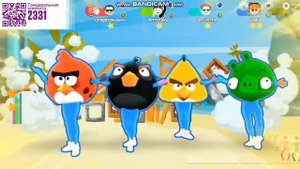 танец angry birds для детей и взрослых just dans now