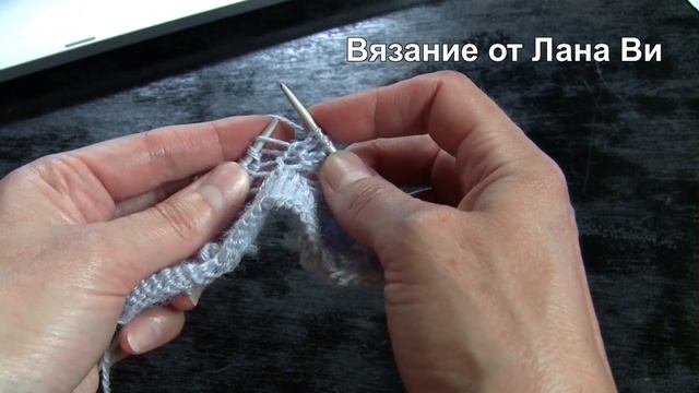 ЭФФЕКТНЫЕ ромбы со СПУЩЕННЫМИ петлями. Вязание спицами: узор для вязаной юбки или платья спицами