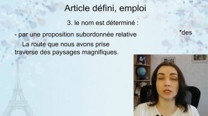 Артикли во французском языке; Articles