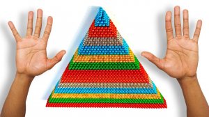 DIY - Magnetic Balls / БОЛЬШОЙ ТРЕУГОЛЬНИК из магнитных шариков - ASMR