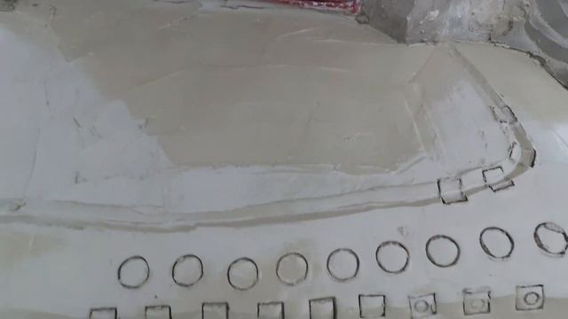 ступеньки в виде кованного металла . сделанные из цемента своими руками. смотреть онлайн