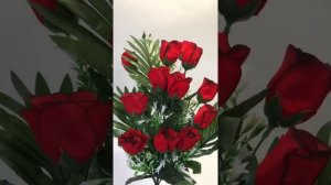 Искусственные цветы розы для кладбища 300557