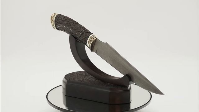 Нож Гепард, клинок из тигельного булата смотреть онлайн