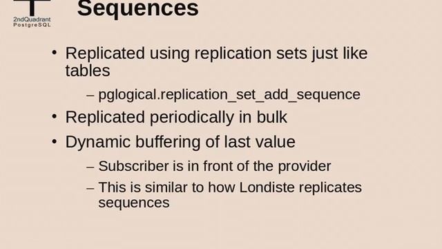 PGLogical the logical replication for Postgresql смотреть онлайн