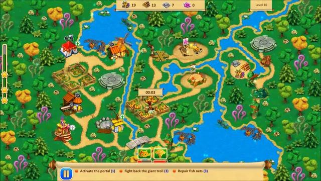 Gnomes Garden New Home Level 16, Earning 3 Stars, 1080p/60FPS. смотреть онлайн