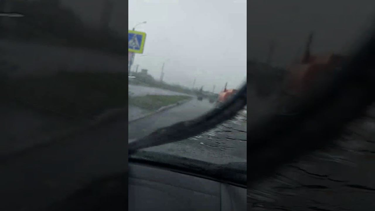 Град, ливень 08.07.2017 Красноярск смотреть онлайн